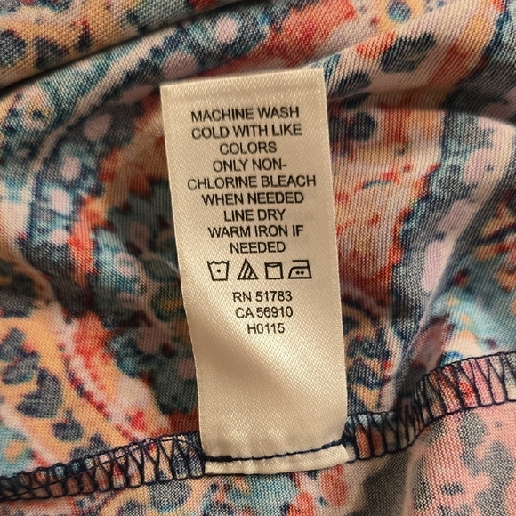 Maurices Blue and Pink Strapless Dress - Picture 6 of 12